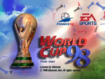 World Cup 98 (Europe) (En,Fr,De,Es,It,Nl,Sv,Da) screen shot title